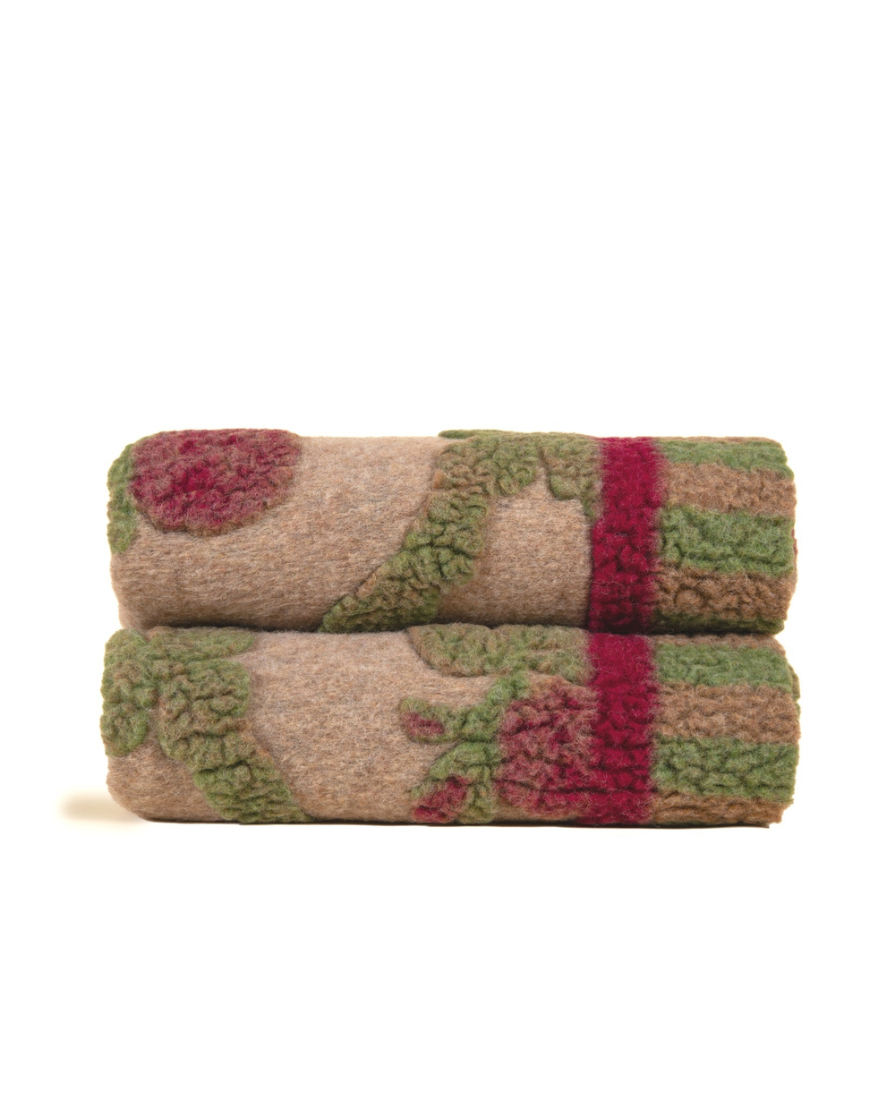 Плед Frati OLD STYLE BORDEAUX 150 x 190, шерсть 80% полиэстер 20%, 910 г Frati Home Бежевый
