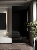 Шкаф Распашной Серый/Черный 101х220х52,5 SOHO