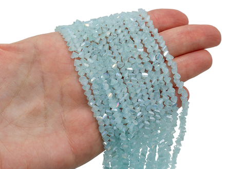 Нить бусин для украшений 4мм (ювелирное стекло)