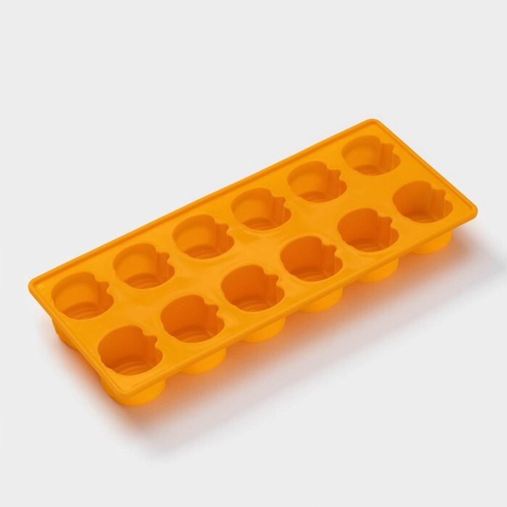 Форма для шоколада «Тыковка», силикон, 12 ячеек