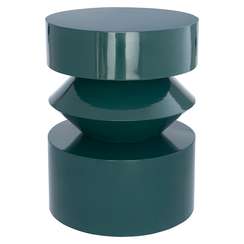 Журнальный столик Ingvild, Ø36х47 см, темно-бирюзовый