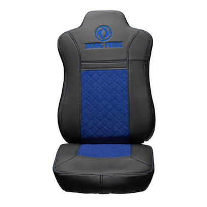 Чехлы DONGFENG GX (экокожа, черный, синяя вставка)