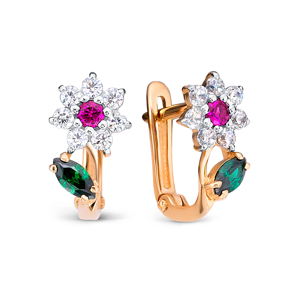 Серьги из золота 585 пробы