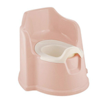 Горшок детский с высокой спинкой Lalababy Protect Me розовый зефир