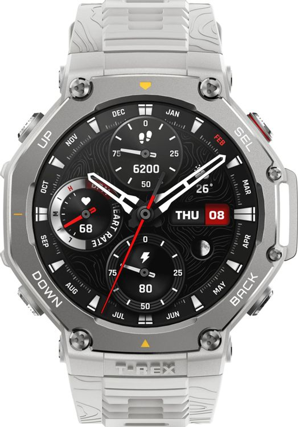 Смарт-часы AMAZFIT T-Rex 3 A2323,  48.5мм,  1.5",  серый