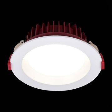 ST752.548.18 Св-к встр. Белый LED 1*18W 4000K 1 440Lm Ra80 100° IP44 D140xH52 100-240VV Встраиваемые светильники