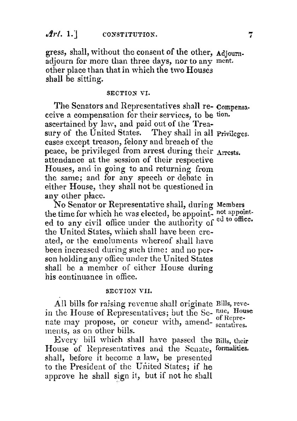 The Constitution of the United States of America | Thomas Jefferson