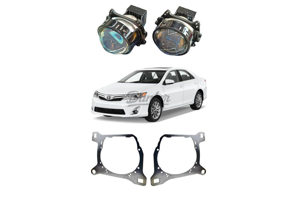 Комплект для замены штатных линз Toyota Camry V50 2011-2018, Тип №2