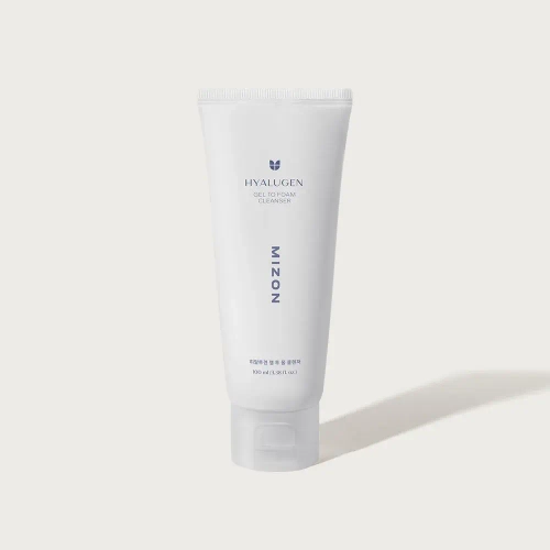 MIZON Гель-пенка для умывания с гиалуроновой кислотой и коллагеном - HYALUGEN GEL TO FOAM CLEANSER ,100мл