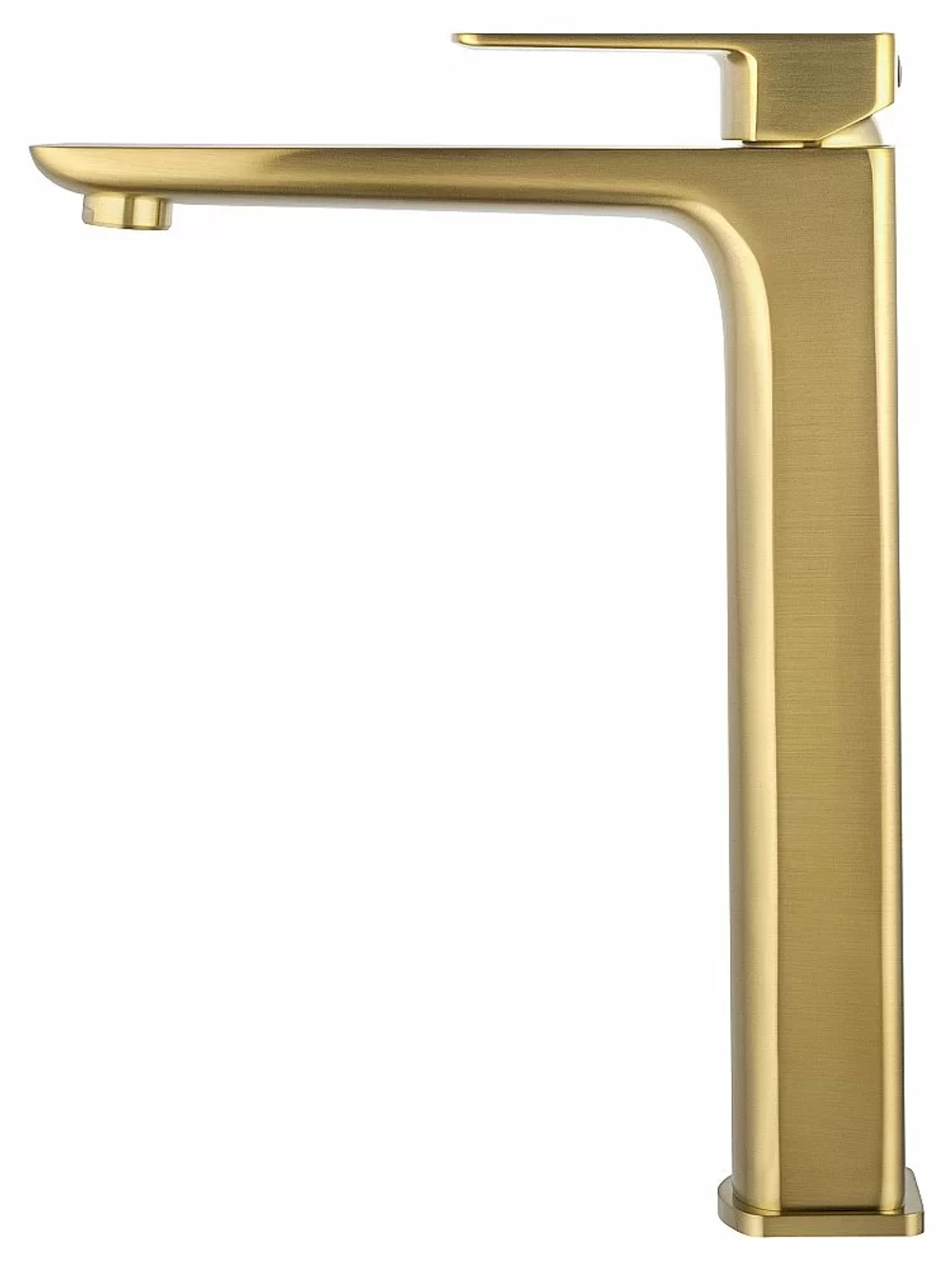 Смеситель для раковины высокий WONZON & WOGHAND EDGE WW-88239003-BG золото брашированное