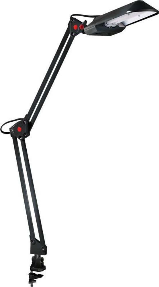 Светильник KD-017C настол. струбцина 230В 11Вт КЛЛ 2G7 черн. Camelion 3281