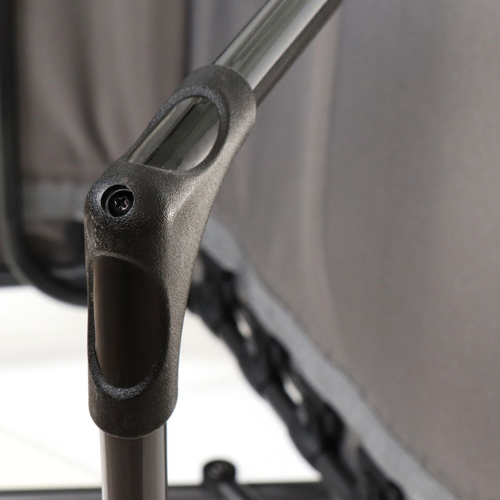 Шезлонг пляжный складной, металл, 121х54х56 см, 120 кг, 2 положения спинки, полиэстер, Green Days, RS-8013