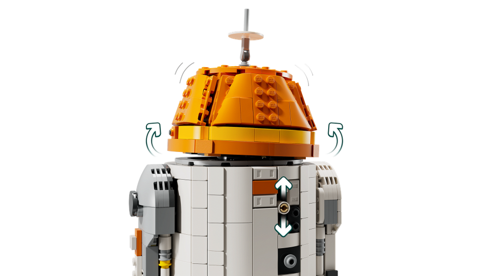 Конструктор лего Звездные войны 75416 Дроид-астромеханик «Чоппер» (C1-10P)