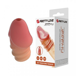 Стимулирующая насадка на головку пениса «Jeremye» телесная