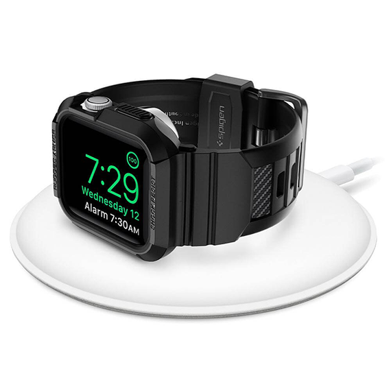 Чехол с ремешком Spigen Rugged Armor Pro для Apple Watch Ultra 49 мм, (ACS05460) черный