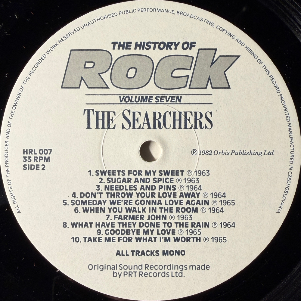 Сборник - The History Of Rock 7 (Чехословакия 1982г.) 2LP Т