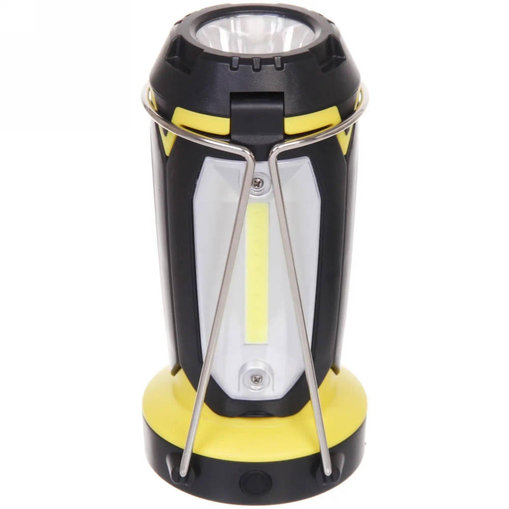 Фонарь туристический, 6 режимов, 1XPE+3COB, аккумуляторная батарея 1200mAh, 7*14.5см, USB 8801