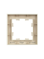 Рамка 1-м BRITE РУ-1-БрКр беж. IEK BR-M12-K10