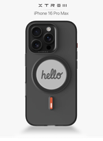 XTREM Чехол для Apple iPhone 16 Pro Max с экраном на задней панели, черный