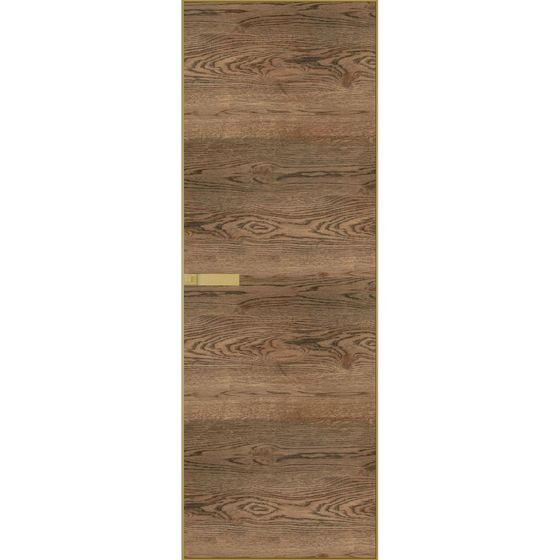 Скрытая алюминиевая дверь Invisible 1AGN орех