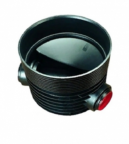 Пропускная лотковая часть для ПП гофр. труб Wavin TEGRA 425 Тип I 200х60° №32978822