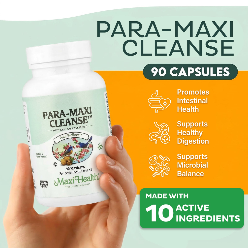 Maxi Health, Para-Maxi Cleanse ™, 90 капсул