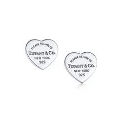 Серьги из серебра 925 в форме сердца Tiffany, Тиффани💠В наличии