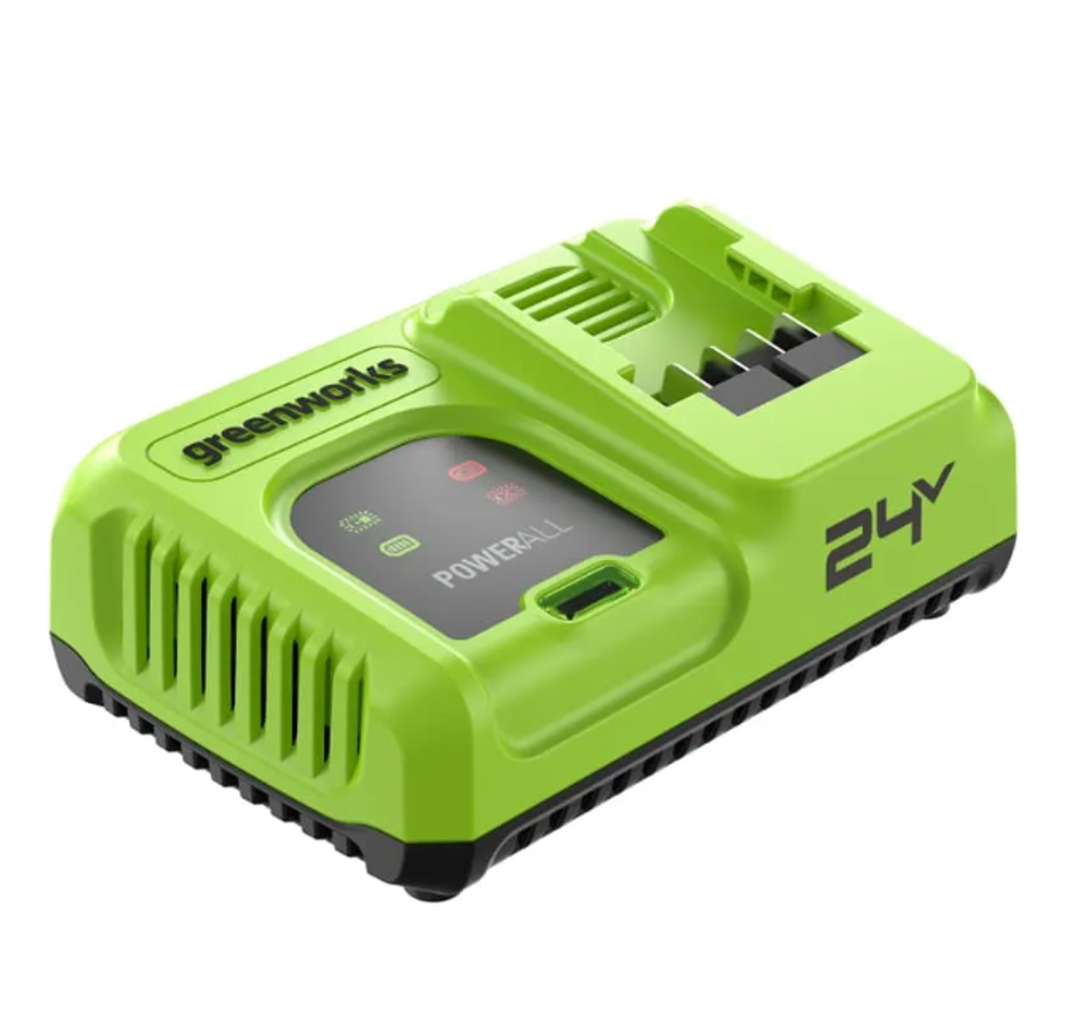 Ультрабыстрое зарядное устройство Greenworks G24C8, 24V, 8A (2958707)