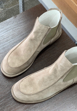 Ботинки // Rita // Beige // Suede