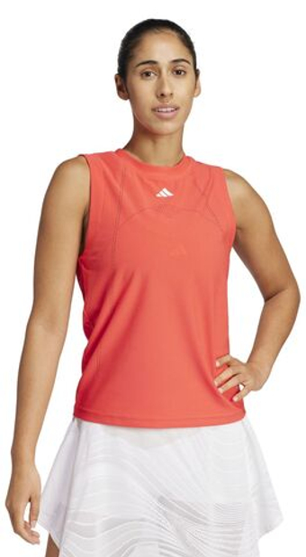Женский топ теннисный Adidas Tennis Pro Climacool+ Match Tank - красный