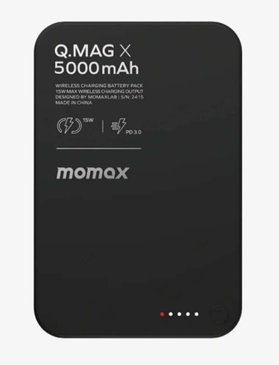Портативный акк. Momax 5000mah Q.MAG X   (Black)