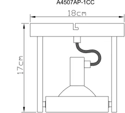 Карданный светильник Arte Lamp