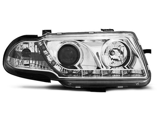 Передние фары Opel Astra F daylight chrome