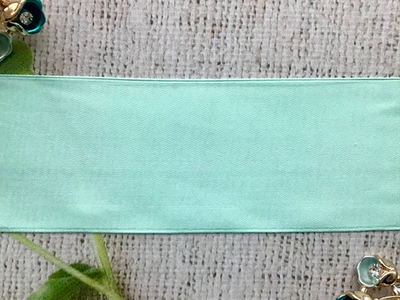 Лента атласная, ш. 5 см, 141 (06) мятный