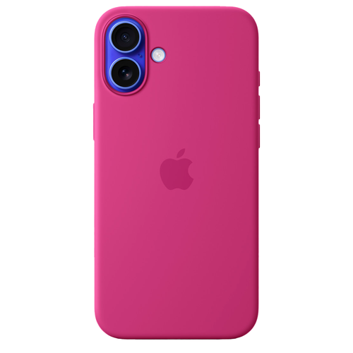 Силиконовый чехол с поддержкой MagSafe Apple Silicone Case для iPhone 16 Plus, Fuchsia (Фуксия)