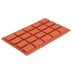 Форма силиконовая для приготовления пирожных finanzieri, 17х30 см