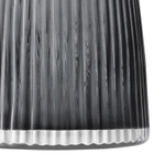 Ваза pleat, 26 см, серая