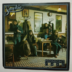 Винтажная виниловая пластинка LP Smokie Midnight Caf (USA 1976)