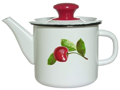 Чайник 1л с рисунком, цвет в ассортименте