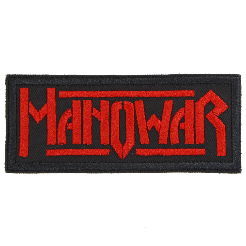 Нашивка с вышивкой группы Manowar
