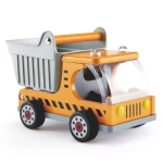 Деревянная игрушка машинка - грузовик "Самосвал на стройке"