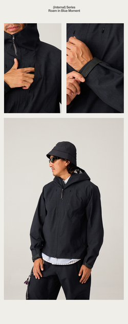 Куртка Nothomme Blue Wool-Textured Hardshell Jacket