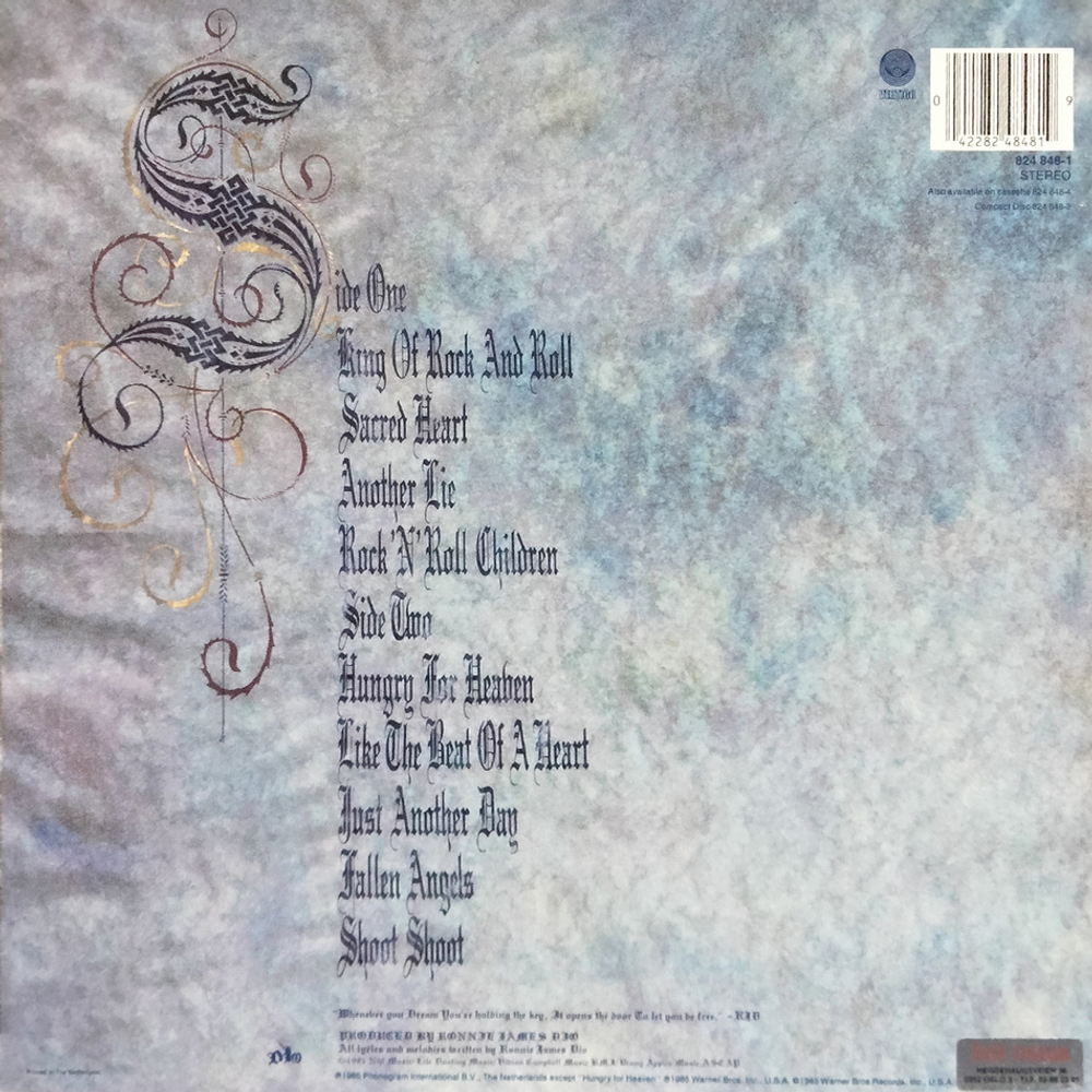 Dio / Sacred Heart (LP)