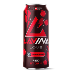 Энергетический напток LAVINA  Red Storm 0,45 л ж\б