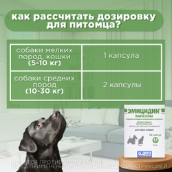 Антиоксидантный препарат, АВЗ Эмицидин 30 капсул/15 мг