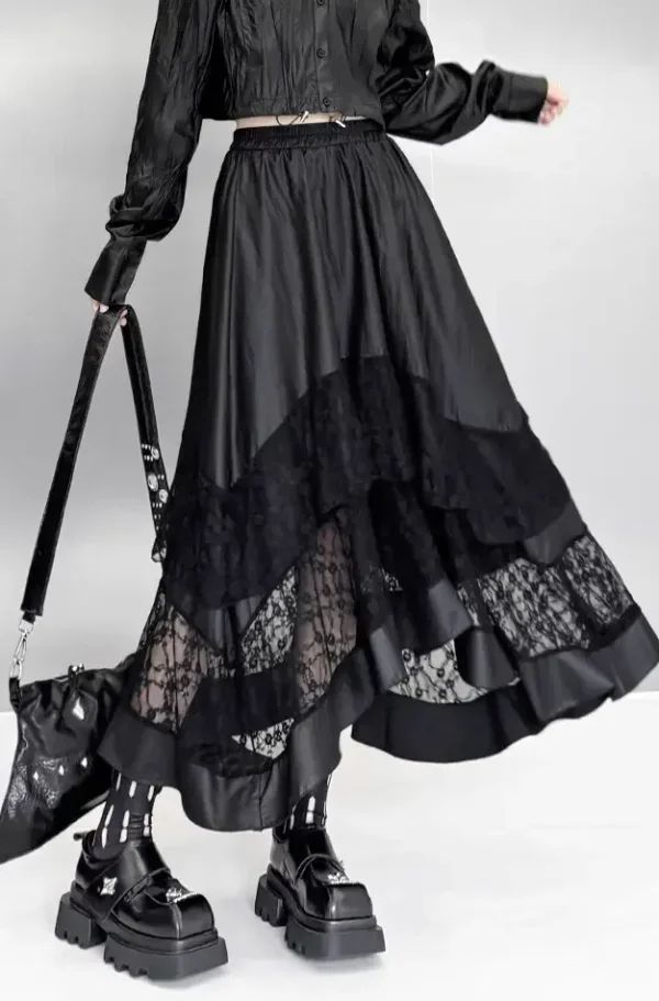 Юбка с кружевом «SWER»