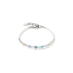 Браслет Coeur de Lion Princess Light Blue 6022/30-0720 цвет голубой, серебряный