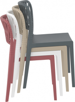 Стул пластиковый Siesta Contract Portofino, оливковый