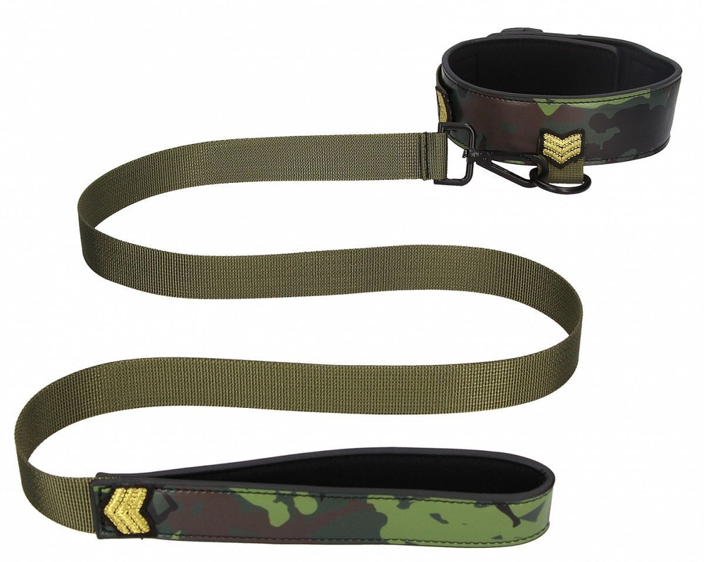 Армейский BDSM-набор Army Bondage (Цвет: зеленый камуфляж)