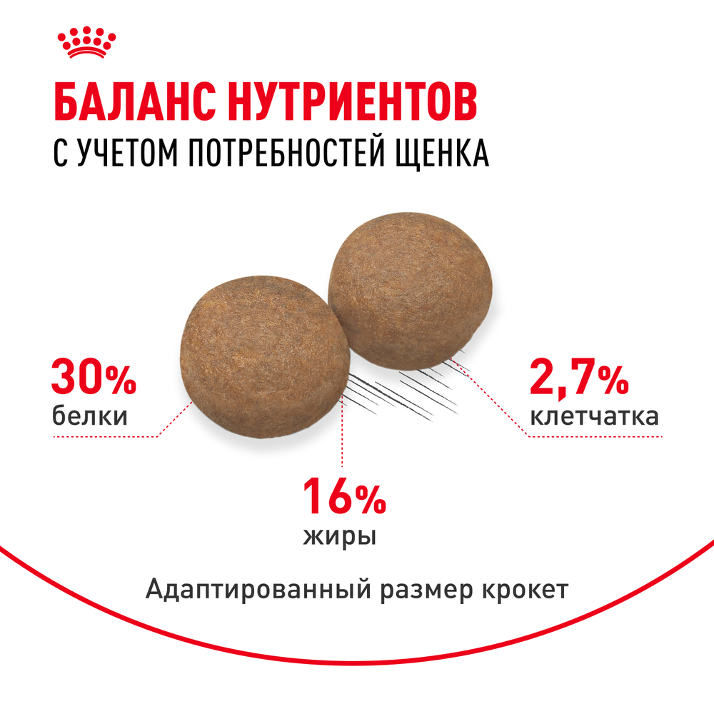 Royal Canin Maxi Puppy Корм сухой для щенков крупных размеров в возрасте до 15 месяцев 3 кг